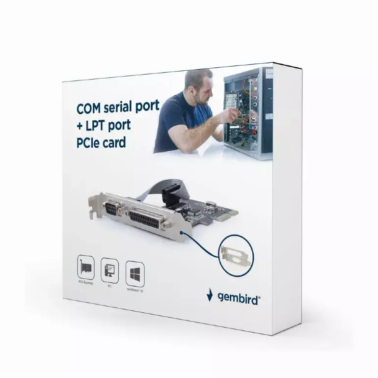 Внутренний адаптер Gembird PEX-COMLPT-01 Photo 3
