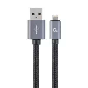 Tālruņa kabelis GEMBIRD USB A uz Lightning CCB-MUSB2B-AMLM-6 1.8 m USB 2.0 melns