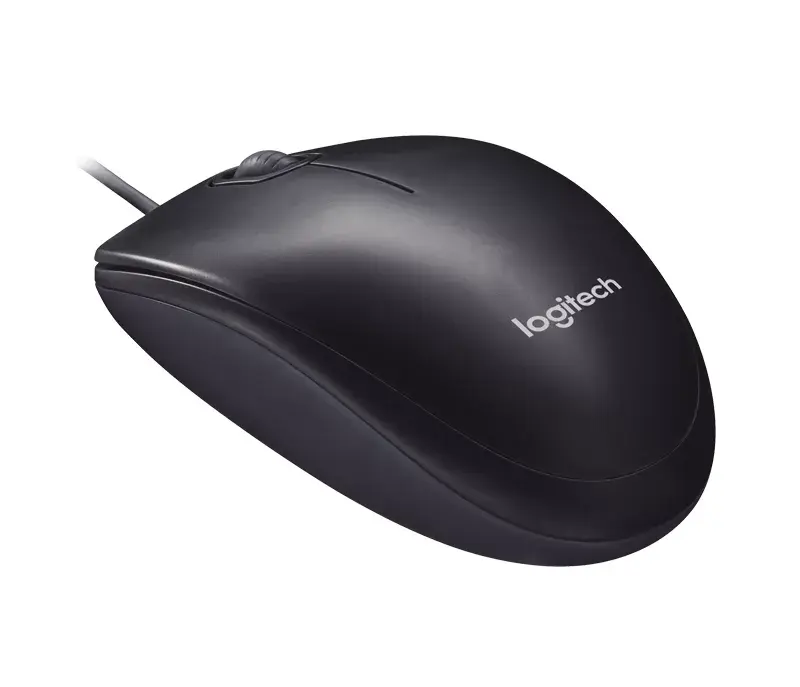 Logitech M90 vadu optiskā biroja pele — 1000 DPI, USB Photo 3