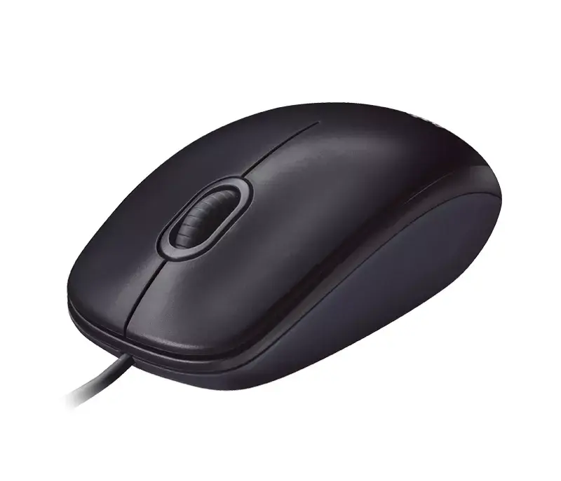 Logitech M90 vadu optiskā biroja pele — 1000 DPI, USB Photo 2
