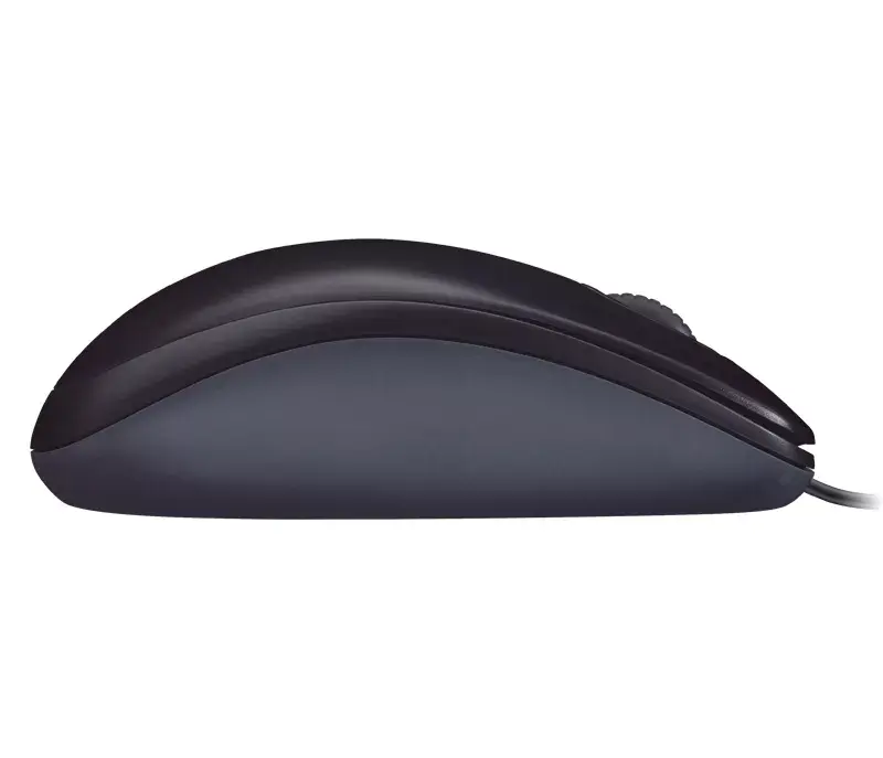 Logitech M90 vadu optiskā biroja pele — 1000 DPI, USB Photo 5