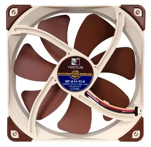 Noctua NF-A14 FLX 140 мм корпусной вентилятор Photo 4