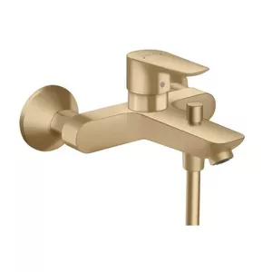 Смеситель для ванны hansgrohe Talis E настенный, матовая бронза