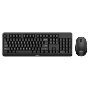 Bezvadu tastatūra un pele Philips 3000 sērija SPT6307BL/00 Melna