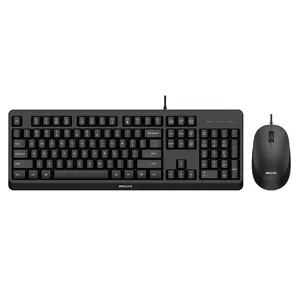 Philips 2000 series SPT6207BL/00 tastatūra Pele iekļauta USB QWERTY Angļu Melns