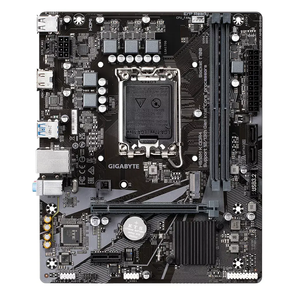 Pamatplate Gigabyte H610M K DDR4, H610M K DDR4 Photo 2