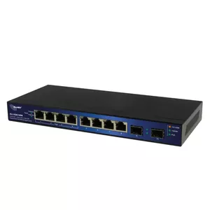 ALLNET ALL-SG8210PM tīkla pārslēgs Vadīts L2+ Gigabit Ethernet (10/100/1000) Power over Ethernet (PoE) Melns