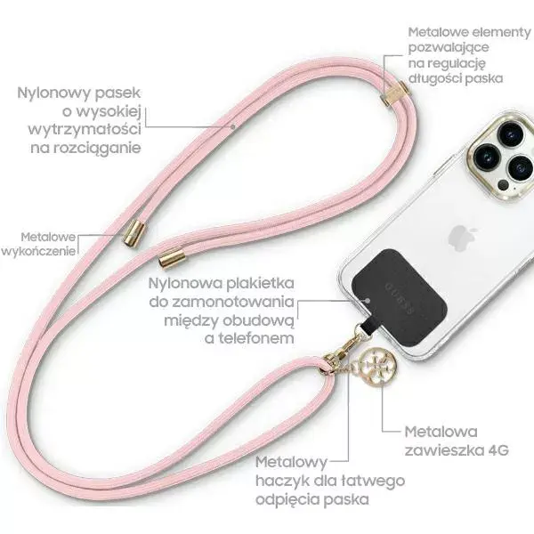 Guess GUUCNMG4EP Universal Crossbody Phone Strap Photo 3
