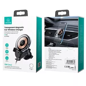 usams Wireless Magnetic Car Phone Holder US-CD164 15W for Air Vent