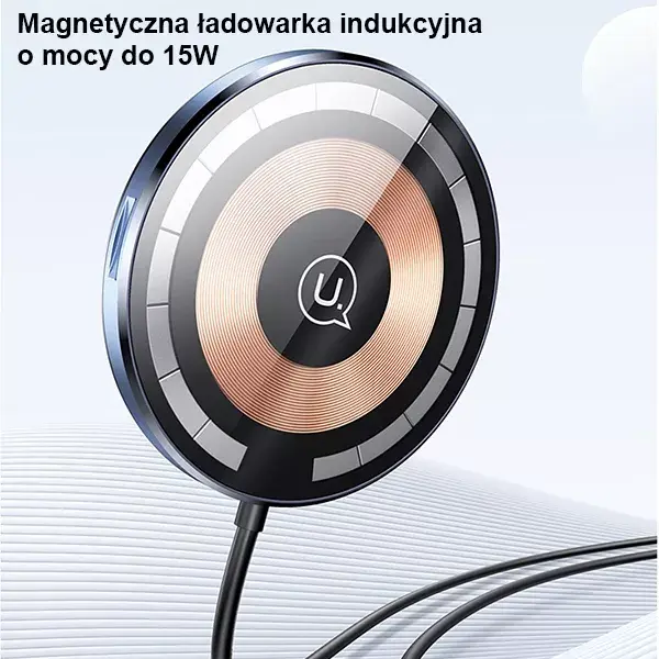 usams Magnētiskais autodraivera tālruņa turētājs US-CD164 15W Photo 5