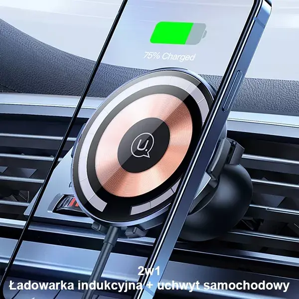 usams Magnētiskais autodraivera tālruņa turētājs US-CD164 15W Photo 8