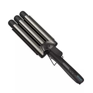 Утюг для текстурирования Revamp Progloss Deep Beach Waver Тёплый Чёрный 3м