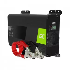 Green Cell INVGC05 strāvas adapteris & pārveidotājs Auto 300 W Melns