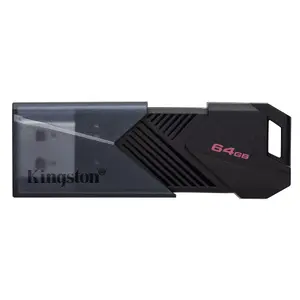 USB zibatmiņa Kingston 64GB USB Type-A 3.2 Gen 1 Exodia Onyx