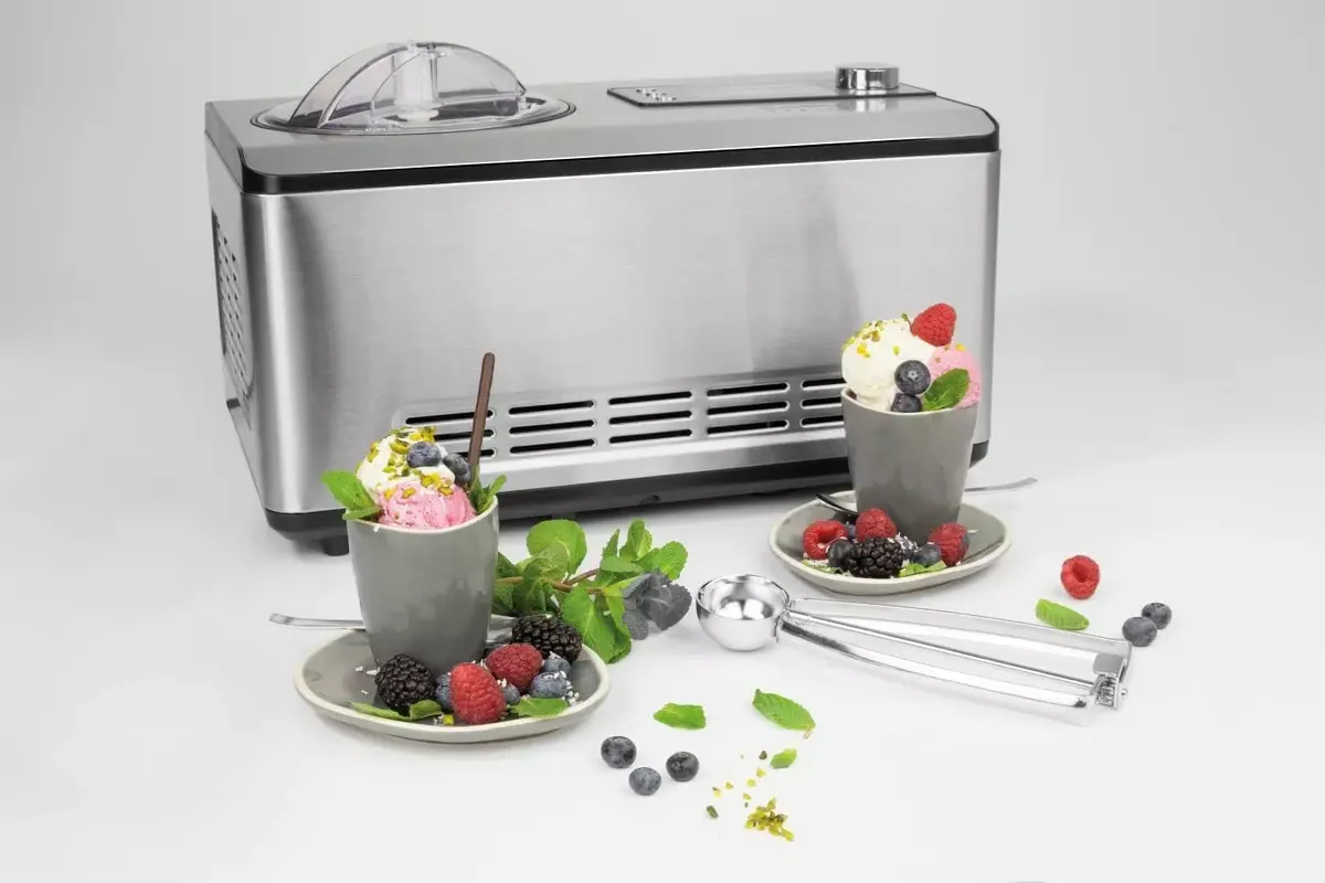 Saldējuma mašīna Caso IceCreamer Compressor 03298 Photo 17