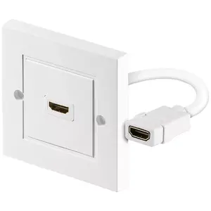 HDMI Sienas kontaktligzda Goobay 51722 Zelta pārklājums