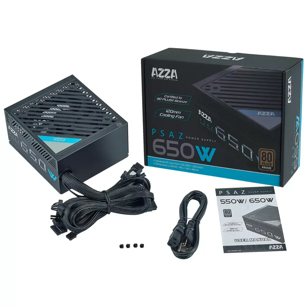 Блок питания Azza PSAZ-650W Photo 4
