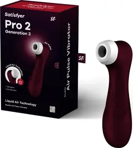 Satisfyer air‑pulse vibrator Pro 2 Generation 3 — black