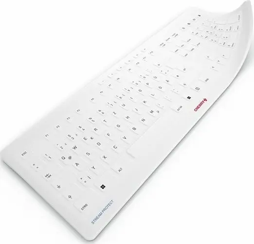 Klaviatūras vāks Cherry 61510017 Silikons Pelēks