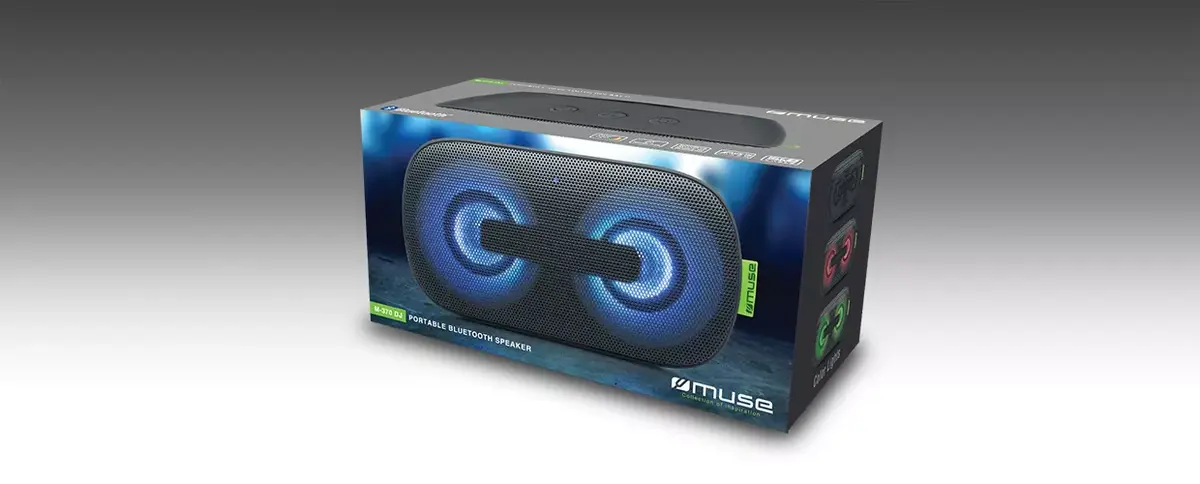 Muse M-370 DJ портативная стереоколонка Photo 6