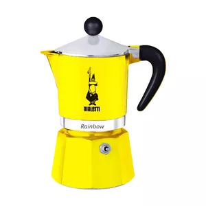 Moka pot Bialetti Rainbow Black Yellow