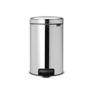 Atkritumu tvertne Brabantia 113581 12 L Apaļa Nerūsējošā tērauda