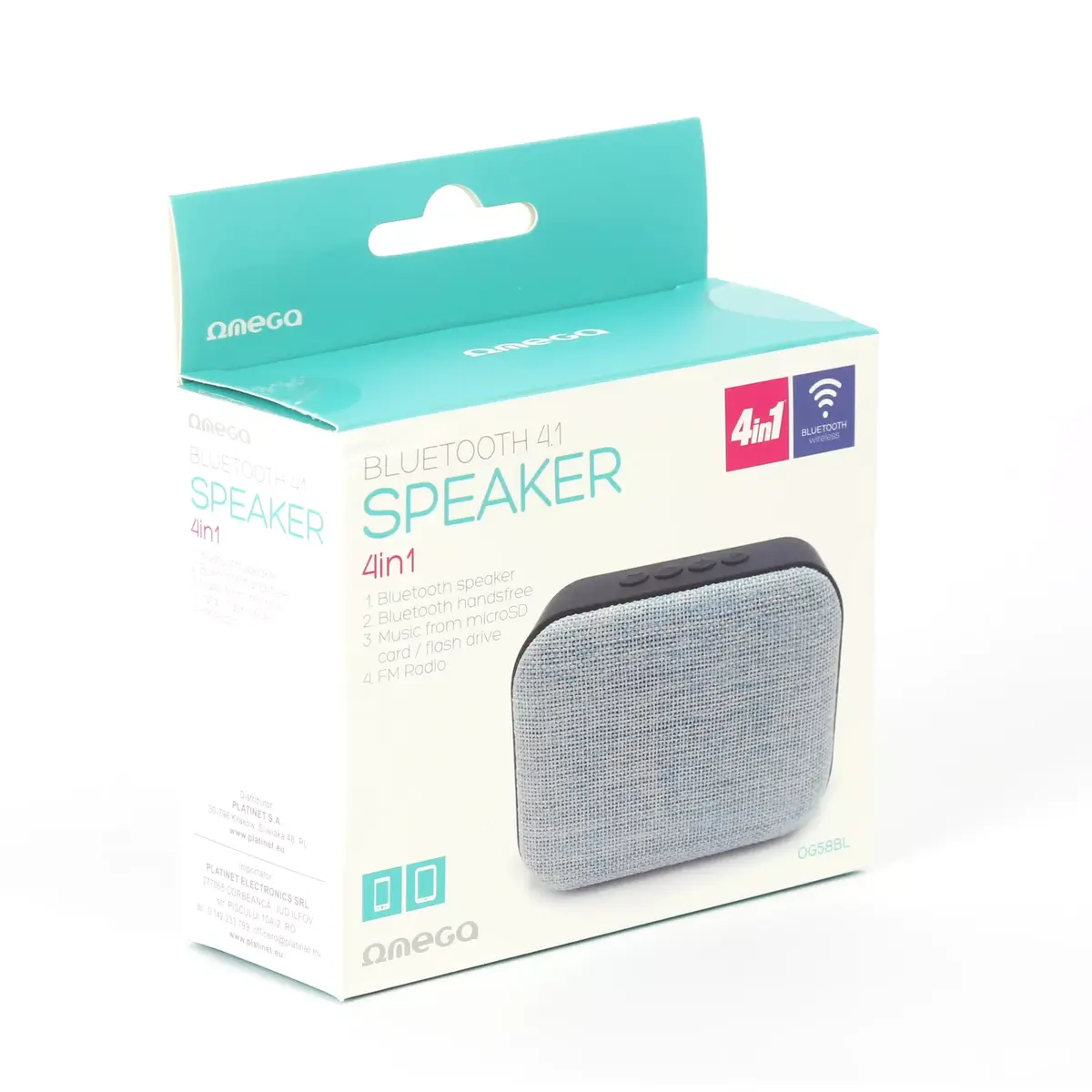 Portable Speaker Omega OG58BL Code: OG58BL Photo 5