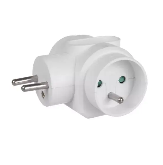 MACLEAN MCE213 power plug adapter Type E to F Photo 2