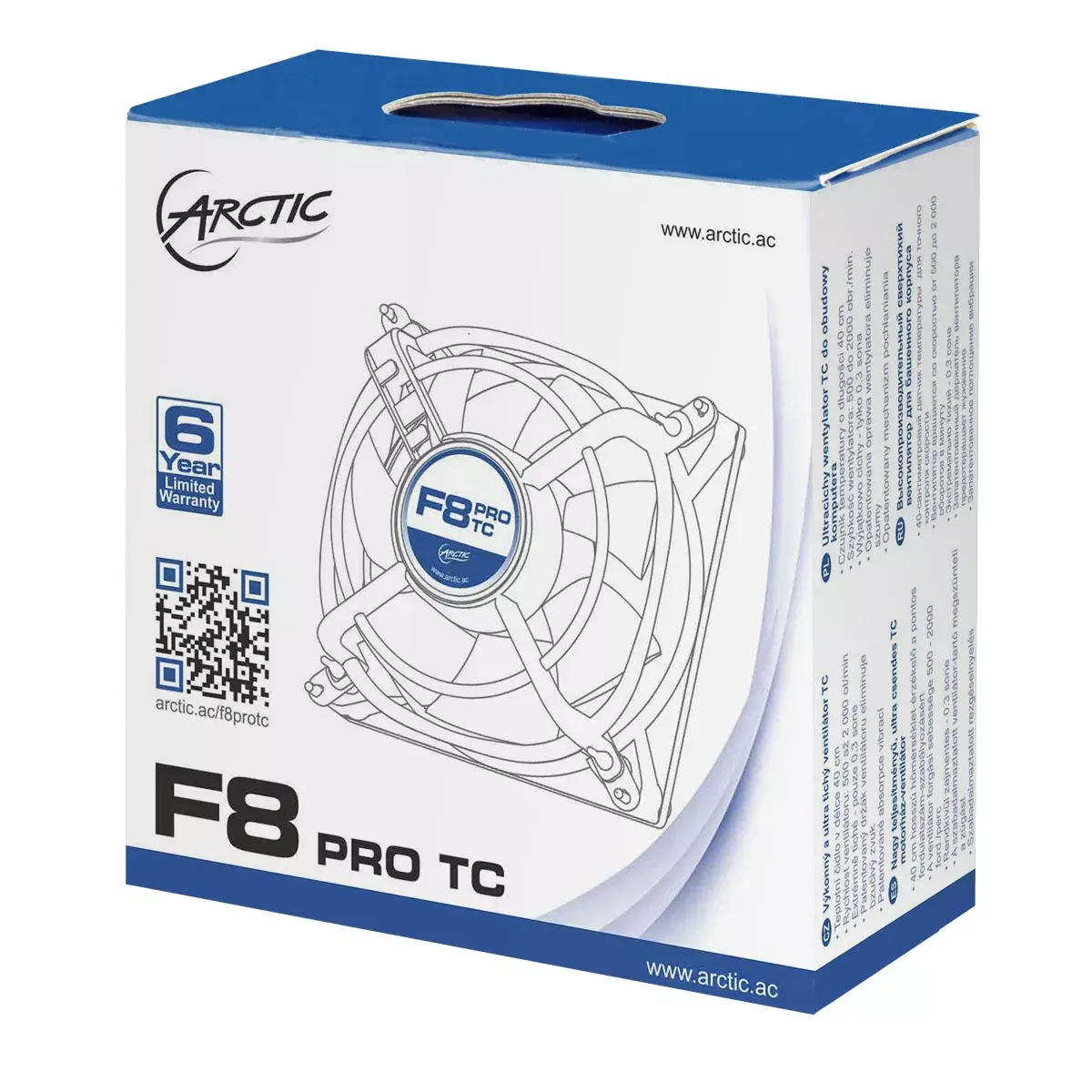 Ventilators ARCTIC F8 Pro TC Photo 5