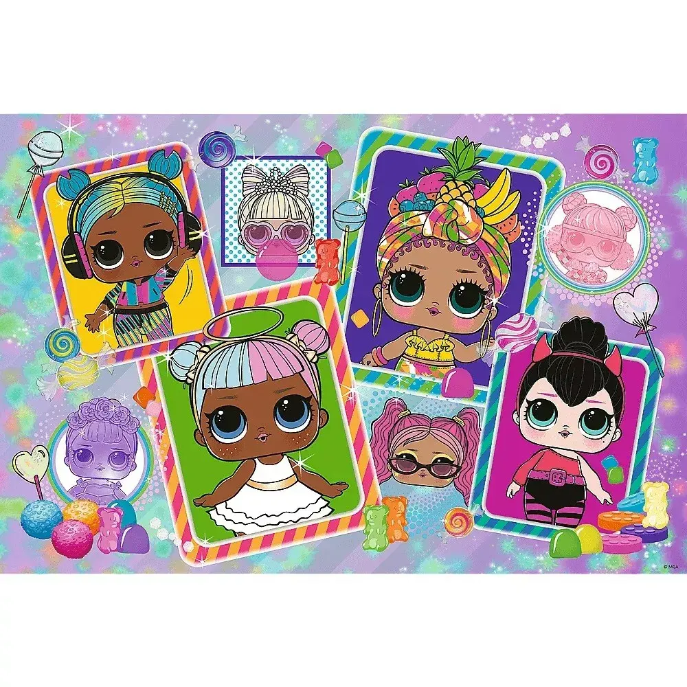 TREFL пазл 70 элементов — Colorful L.O.L. dolls Photo 2