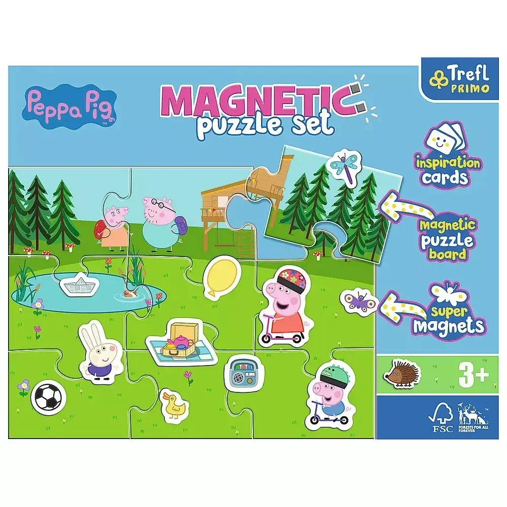Magnētiskais puzlis TREFL Peppa Pig 93164 Photo 3