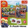 TREFL Puzzle 2w1 memos Fireman Sam Team Photo 5