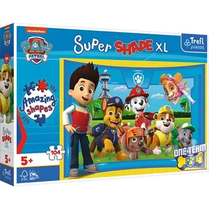 Пазл TREFL Contour 104 детали PAW Patrol, ширина 600 мм, возраст 5+