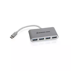 iogear HUB-C USB 3.2 Gen 2 (3.1 Gen 2) Type-C 5000 Mbit/s Sudrabs