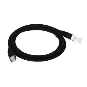 Network cable A-LAN KKU5CZA0.5 RJ-45 Cat5e 0.5 m Black, U/UTP, 100 MHz