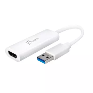 USB 3.0 HDMI Multi-Monitor Adapter j5create JUA254 White
