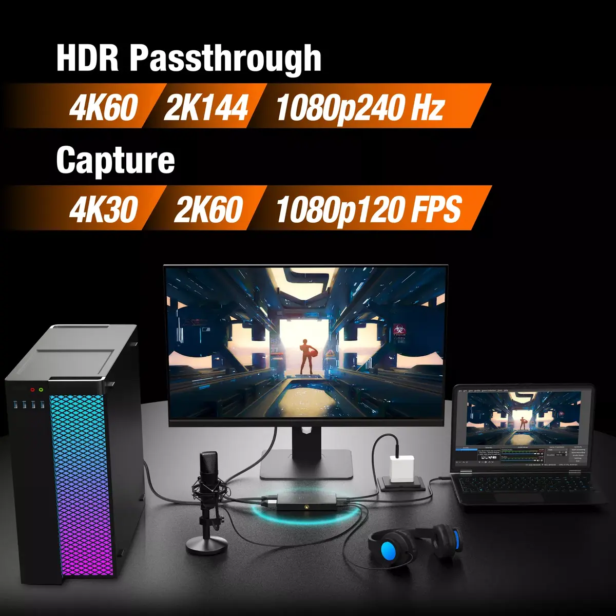 j5create JVA14-N 4K Game Capture Station Photo 4