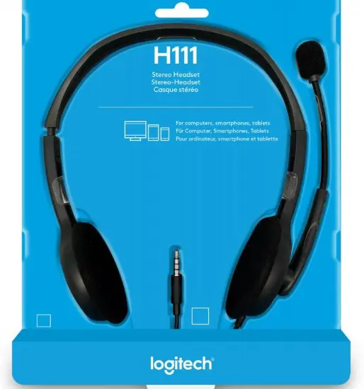 Austiņas Logitech H111 Stereo Headset Photo 8