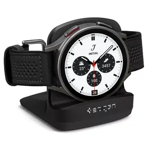 Spigen Night Stand Smartwatch Charging Stand Black — Desk Dock for Smartwatches