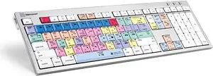 Клавиатура Logickeyboard LKB-PPROCC-CWMU-FR Office USB AZERTY French White