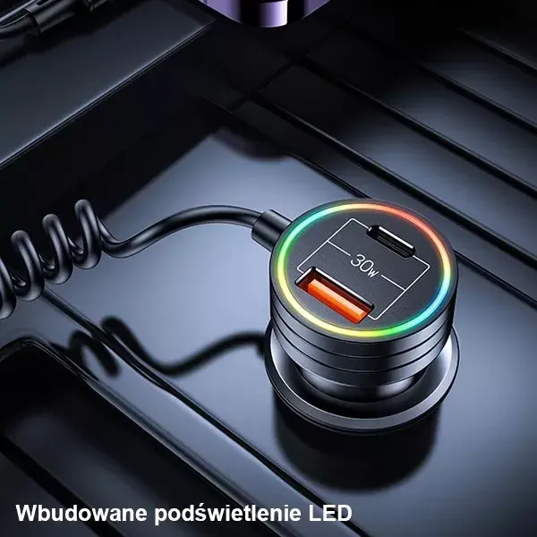 usams CC167 авто зарядное — 2×USB‑C + 1×USB‑A, 60W Photo 8