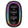 usams CC170 auto lādētājs — 1xUSB-C 3xUSB-A 48W Photo 3