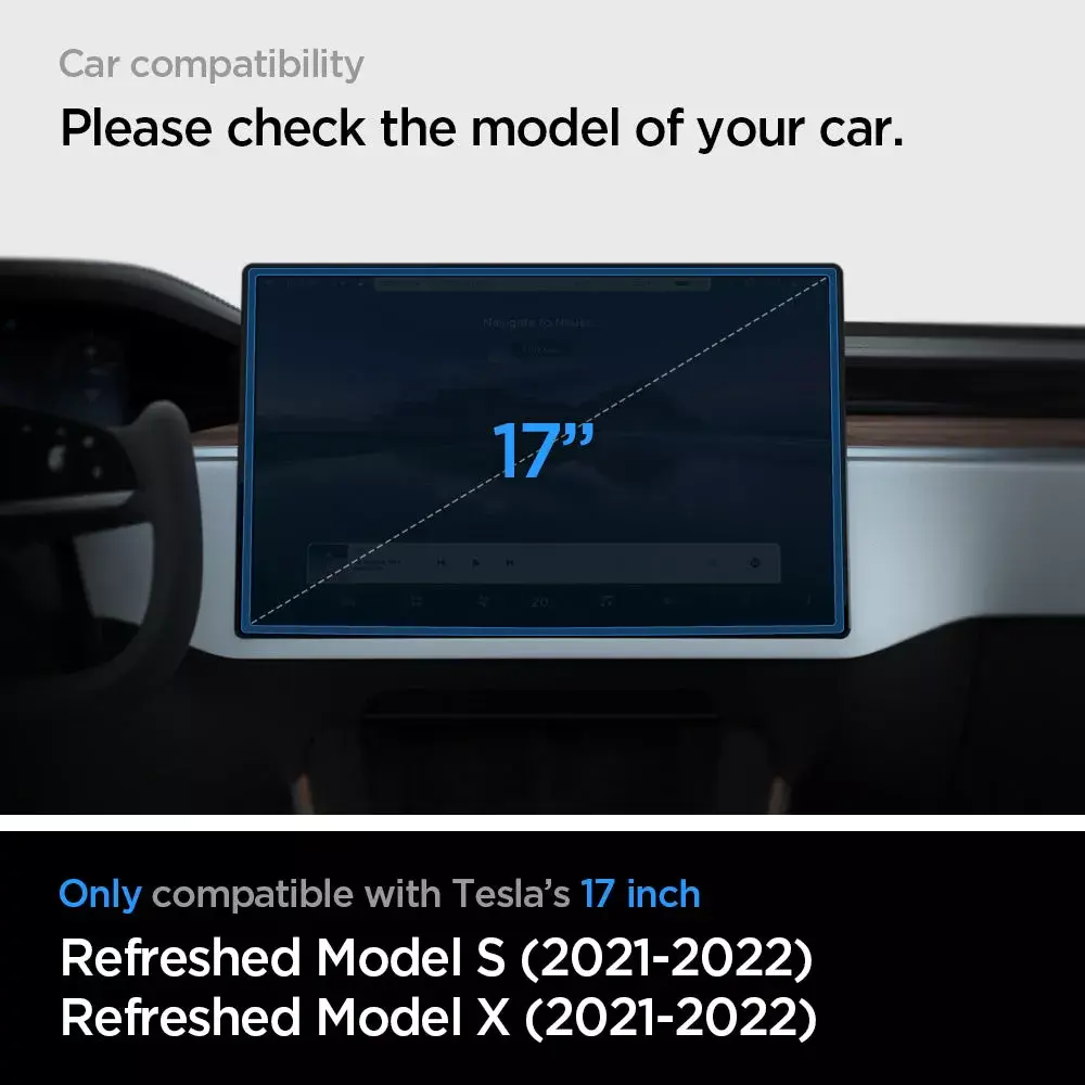 Spigen EZ FIT GLAS — Tesla Model S/X (2021–2023) 17" Photo 9