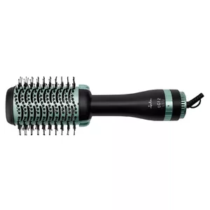 JATA JBSC2211 hair styling tool Hot air brush Warm Black, Turquoise 1200 W 1.8 m