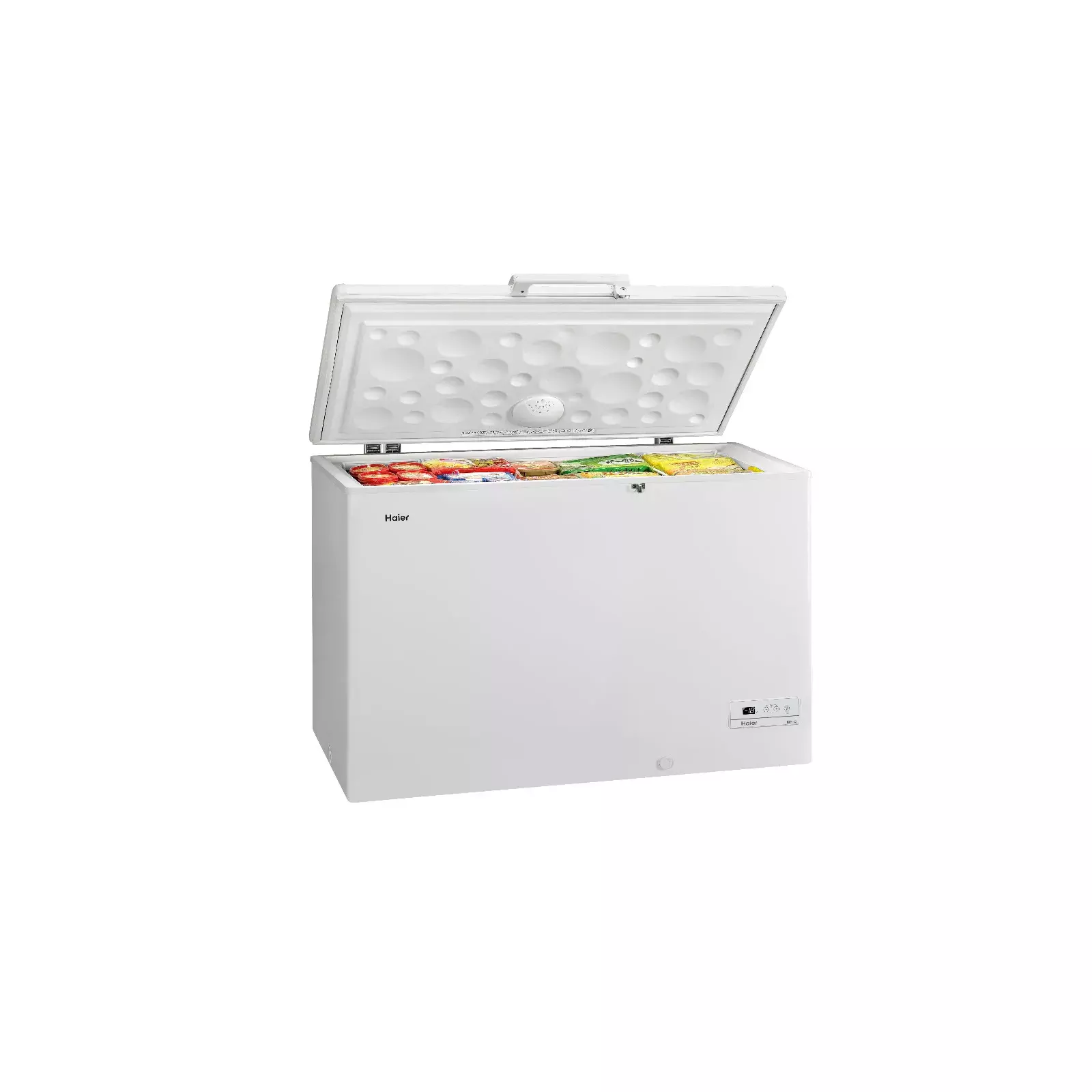 Haier hce519r deals chest freezer baskets