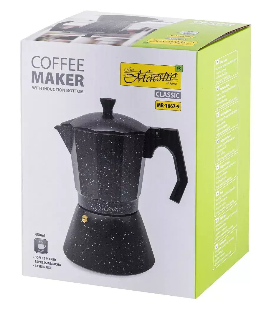 Maestro MR-1667-9 stovetop moka pot Photo 5