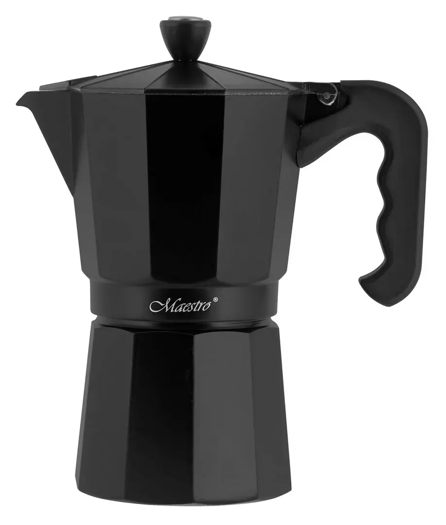 Maestro MR-1666-9-BLACK Manuāla mokas kafijas kanniņa