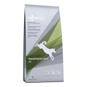 Suņu barība TROVET Hypoallergenic HPD 10 kg — kucēniem ar aknām, kartupeļiem un putnu gaļu (zirga olbaltumvielu avots)