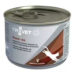 Консервы для кошек TROVET Hepatic HLD с курицей 200 г — ветеринарная диета для поддержки печени, влажность 76%, белок 8%