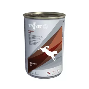 TROVET Hepatic Chicken Rice Puppy влажный корм для собак 400 г — поддержка печени, 77% влаги, 10% белка, 5% жира